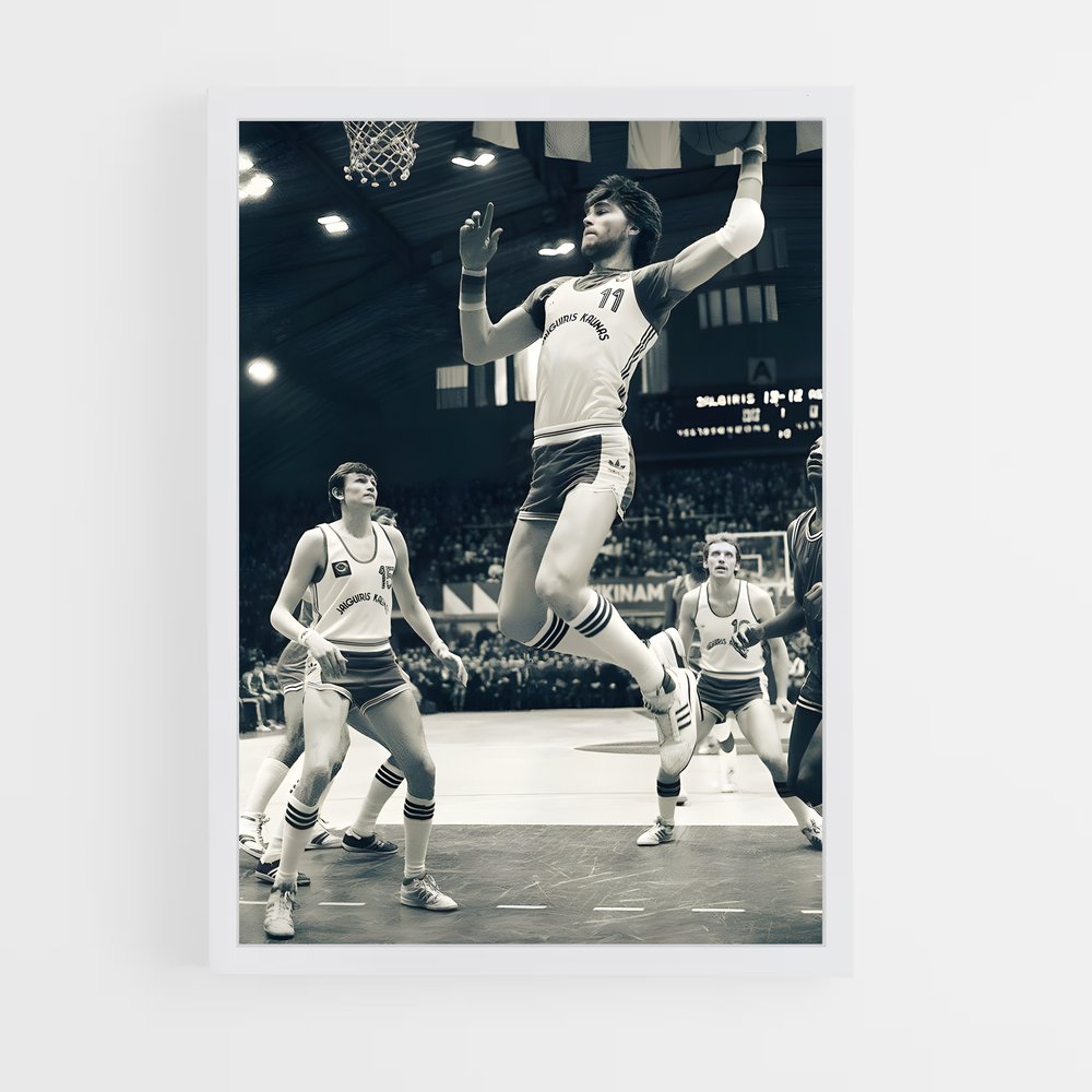 Poster Saut Majestueux – affiche Basketball (vue 3)